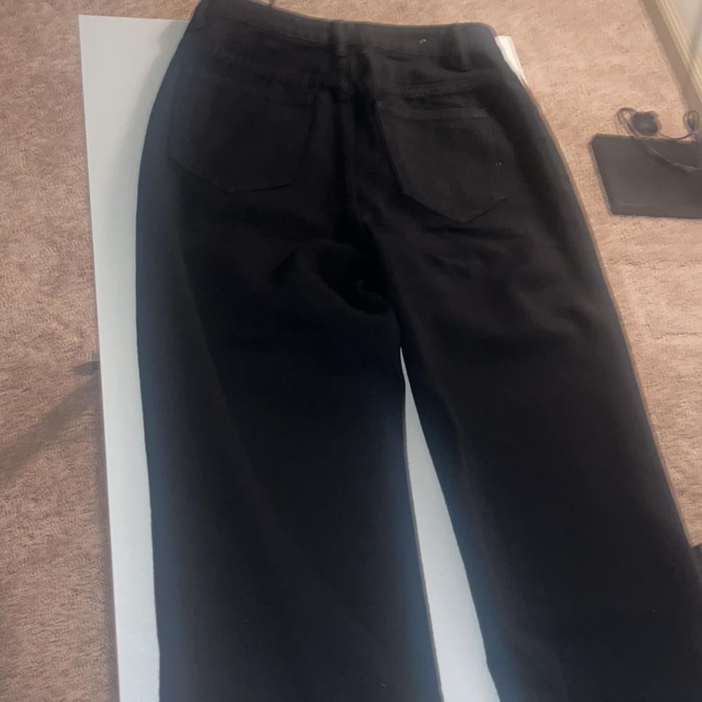 Never worn orange patch stitched on slight stretch boot cut jeans 🧡 - Picture 6 of 7